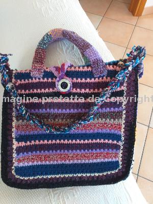 borse in lana all'uncinetto